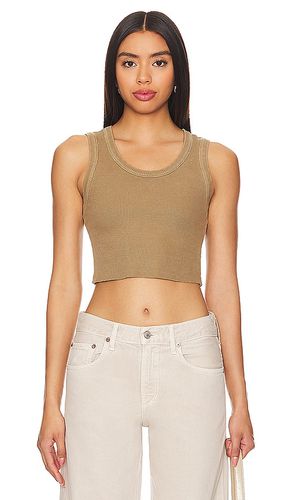 Cropped Poppy Tank in Brown. - size L (also in M, S, XL) - AGOLDE - Modalova