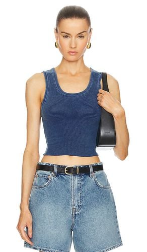 Cropped Poppy Tank in Blue. - size L (also in M, S) - AGOLDE - Modalova