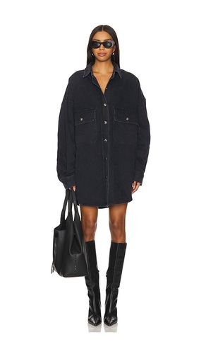 Talli Oversized Shirt in Black - AGOLDE - Modalova