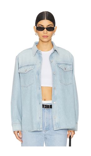 Rina Slim Shirt in Blue. - size L (also in M, XL, XS) - AGOLDE - Modalova