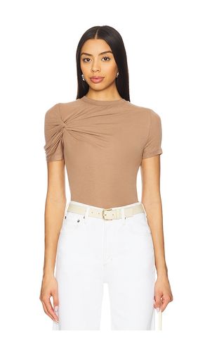 Lissa Layering Rib Tee in Brown. - size L (also in M, S, XL, XS) - AGOLDE - Modalova