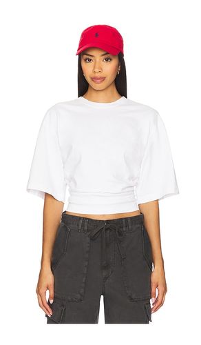 Shari Tee in White in White. - size L (also in M, S, XS) - AGOLDE - Modalova