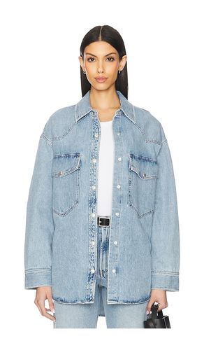Lotta Shirt in Blue. - size M (also in S, XS) - AGOLDE - Modalova
