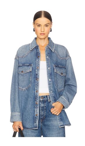 Lotta Shirt in Blue. - size M (also in S) - AGOLDE - Modalova