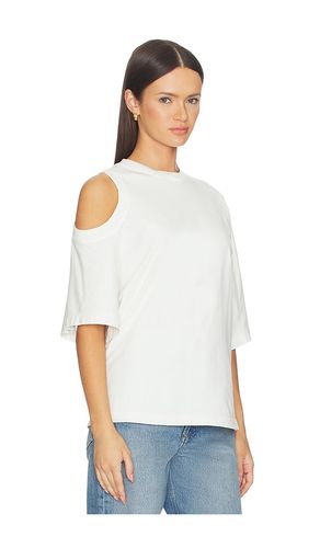Shoulder Cut Out T-shirt in White. - size M (also in S) - AGOLDE - Modalova