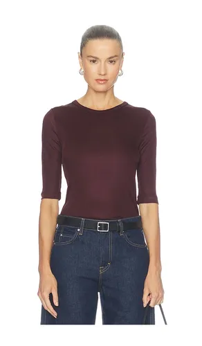 Saige Tee in Burgundy. - size XS (also in S, M) - AGOLDE - Modalova