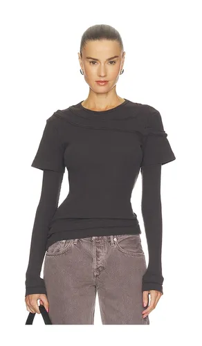 Harlon Top in Grey. - size XS (also in S, M, L) - AGOLDE - Modalova