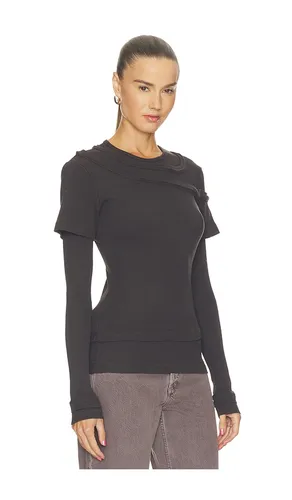 Harlon Top in Grey. - size XS (also in S, M, L) - AGOLDE - Modalova