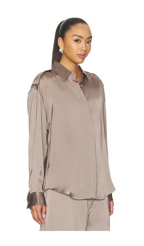 Webb Shirt in Metallic Neutral. - size XS (also in S, M, L, XL) - AGOLDE - Modalova