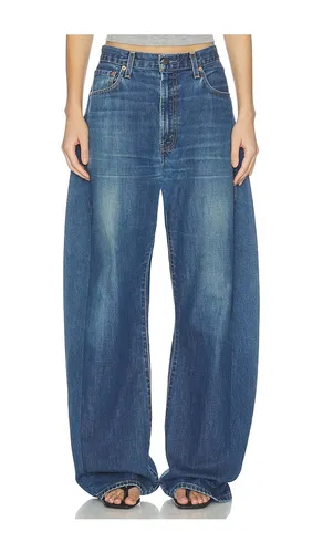 The Monroe Barrel Jean in Blue. - size 23 (also in 25, 29, 30) - aligrace - Modalova