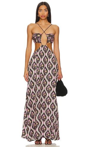 Daphne Maxi Dress in Purple. - size L (also in M, S) - Agua Bendita - Modalova