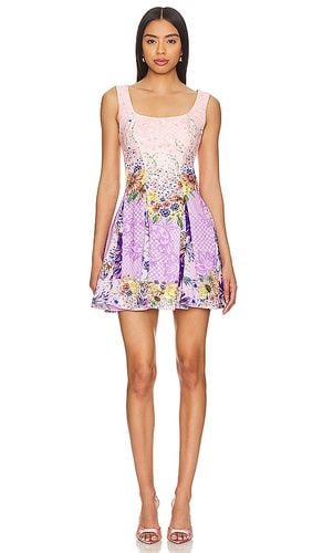 X REVOLVE Kristen Mini Dress in Purple,Ombre / Tie Dye. - size XL (also in L) - Agua Bendita - Modalova