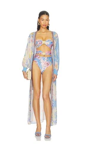 X REVOLVE Isabelle Tunica Robe in - Agua Bendita - Modalova
