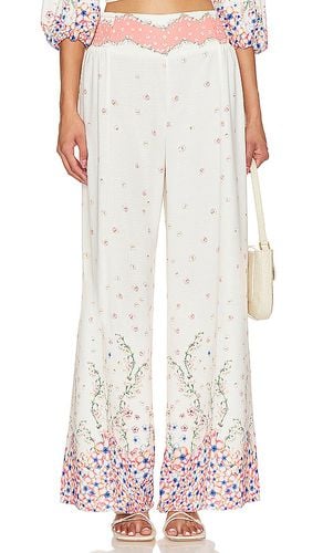 X REVOLVE Mar Pants in Ivory. - size L (also in M, S, XL, XXL) - Agua Bendita - Modalova