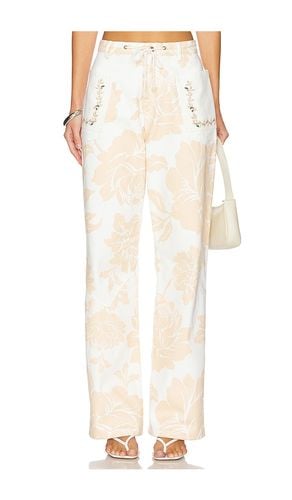 X REVOLVE Veronik Pants in Cream. - size L (also in M, S, XL, XS, XXL) - Agua Bendita - Modalova