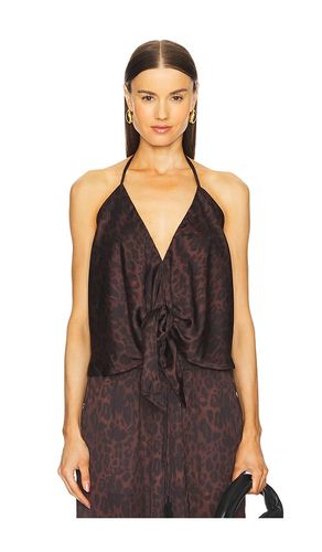 X revolve harmony wild top en color marrón talla L en - Brown. Talla L (también en M, S, XL) - Agua Bendita - Modalova