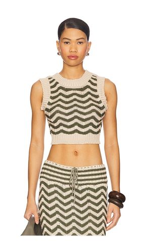 Emory Ete Top in Olive,Beige. - size L (also in M, S) - Agua Bendita - Modalova
