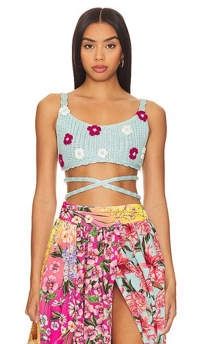 X REVOLVE Albany Crop Top in Baby Blue. - size L (also in M, S, XL) - Agua Bendita - Modalova