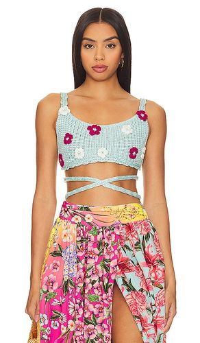 X REVOLVE Albany Crop Top in Baby Blue. - size L (also in XL) - Agua Bendita - Modalova