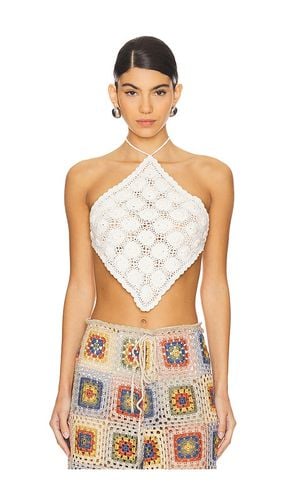 Flower Harvest Halter Top in . - size L (also in M, S) - Agua Bendita - Modalova