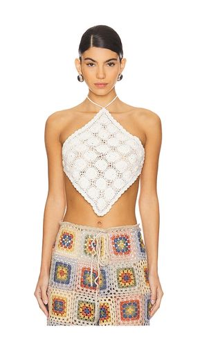 Flower Harvest Halter Top in . - size M (also in S) - Agua Bendita - Modalova