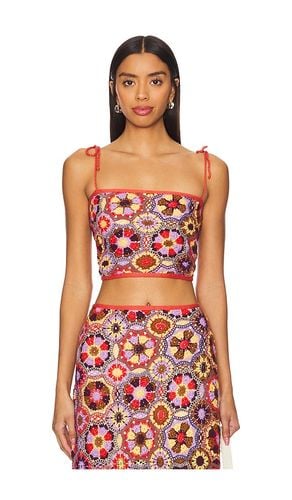 X Revolve Vicky Crop Top in Brick. - size L (also in M, S, XXL) - Agua Bendita - Modalova