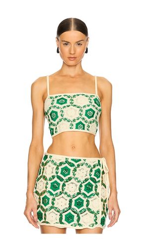 Vicky Ventura Top in Green. - size L (also in M, S) - Agua Bendita - Modalova