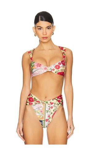 Malory Harvest Bikini Top in Red. - size L (also in M, S) - Agua Bendita - Modalova