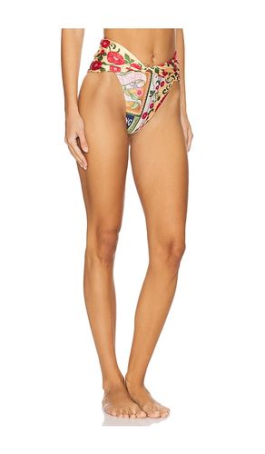 Lily Harvest Bikini Bottom in Red. - size L (also in M, S) - Agua Bendita - Modalova