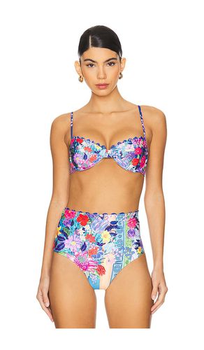 Piper Vessel Bikini Top in Blue. - size L (also in M, S) - Agua Bendita - Modalova