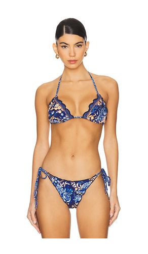 Lolita Azure Bikini Top in Royal. - size L (also in M) - Agua Bendita - Modalova