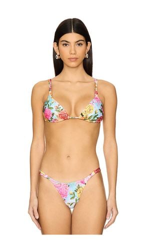 Sunny Mirage Bikini Top in Baby Blue. - size L (also in M, S) - Agua Bendita - Modalova