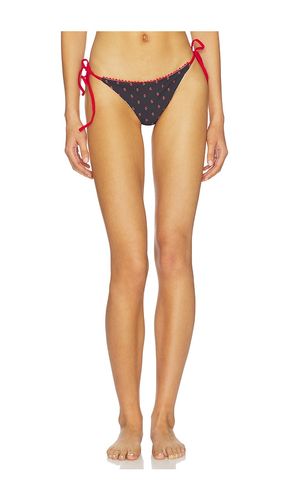 Tammy Especial Bikini Bottom in Black,White. - size M (also in L) - Agua Bendita - Modalova