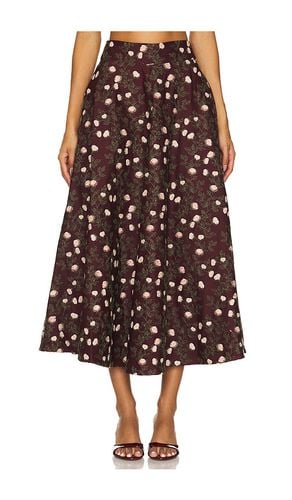 Bergamota Colibri Skirt in Burgundy. - size M (also in S) - Agua by Agua Bendita - Modalova