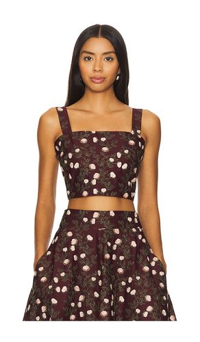 Luciana Colibri Top in in Burgundy. - size L (also in M) - Agua by Agua Bendita - Modalova