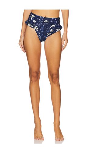 Jengibre Cafe Bikini Bottom in Blue. - size L (also in M, S) - Agua by Agua Bendita - Modalova