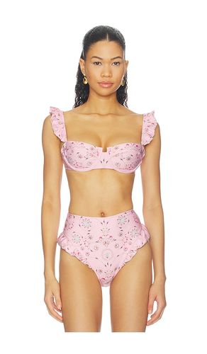 Kiwi Bikini Top in Pink. - size L (also in M, S) - Agua by Agua Bendita - Modalova