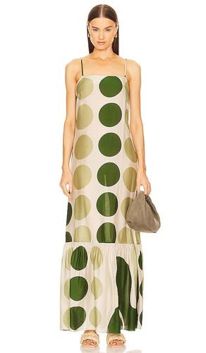 Jellyfish Maxi Dress in Green. - size L (also in S) - ADRIANA DEGREAS - Modalova