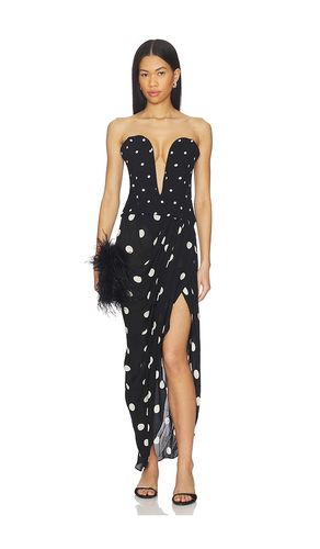 SCHULTERFREIES MIDIKLEID POLKA DOT in . Größe L. Also in M - ADRIANA DEGREAS - Modalova