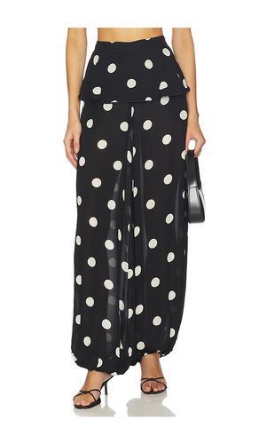 Polka Dot Peplum Pants in . Size S. Also in XS, M, L - ADRIANA DEGREAS - Modalova