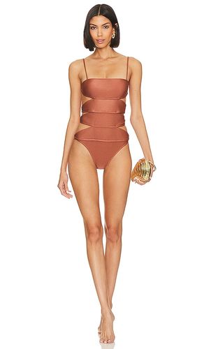 Vintage Orchid Cut Out One Piece in Brown. - size L (also in M, S) - ADRIANA DEGREAS - Modalova