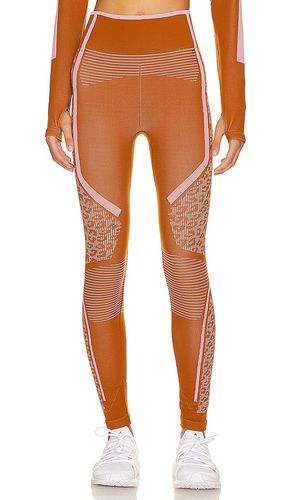 Legging de yoga sin costuras true strength en color burnt orange talla L en Dark Caramel Dove G - adidas by Stella McCartney - Modalova
