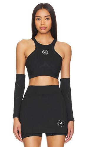 True pace running crop top en color talla L en - Black. Talla L (también en XL) - adidas by Stella McCartney - Modalova