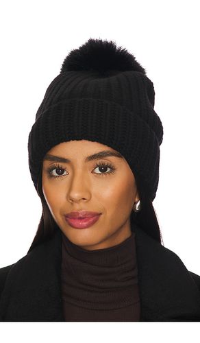 The Pom Hat in Black - Adrienne Landau - Modalova