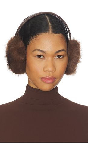 The Vee Earmuff in Brown - Adrienne Landau - Modalova