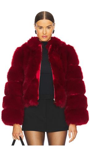 Chaqueta icon fur en color rojo talla L en - Red. Talla L (también en M, S) - Adrienne Landau - Modalova