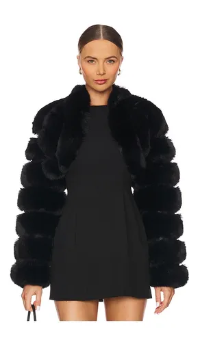 X REVOLVE Faux Fox Fur Short Jacket in . Size L. Also in M, S - Adrienne Landau - Modalova