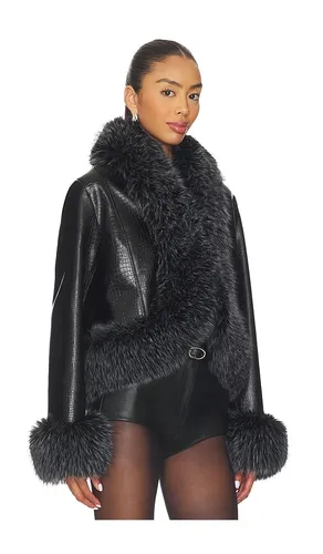 Ivy Jacket in Black. - size L (also in M, S) - Adrienne Landau - Modalova