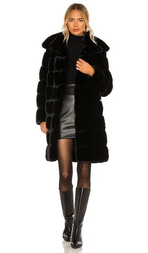 Faux Fur Long Coat in . - size L (also in M, S) - Adrienne Landau - Modalova