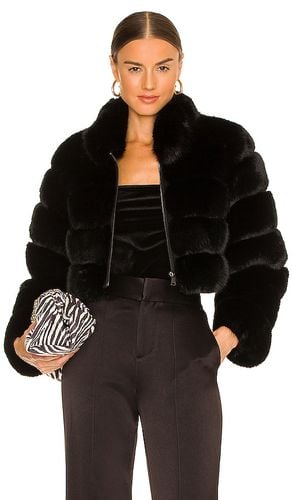 Faux Fox Fur Jacket in . - size M (also in S) - Adrienne Landau - Modalova